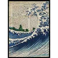 POSTER Nacnic-Der Watte 2 A4 Schwarzer Rahmen - Schwarz, Papier (29.7/5/21cm) - Nacnic