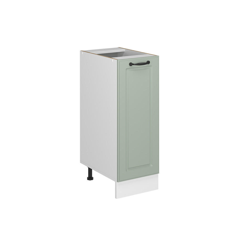APOTHEKERSCHRANK R-Line, Mint Landhaus/Weiß, 30 cm ohne Arbeitsplatte - Weiß/Mintgrün, Holzwerkstoff (30/81.6/46cm) - Vicco