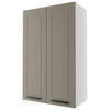 KÜCHENHÄNGESCHRANK Kvantum W4/60 Beige Matt / Weiß Matt 60 / 32,5 / 96cm - Beige/Weiß, Holz/Holzwerkstoff (60/96/32.5cm) - Feldmann-Wohnen