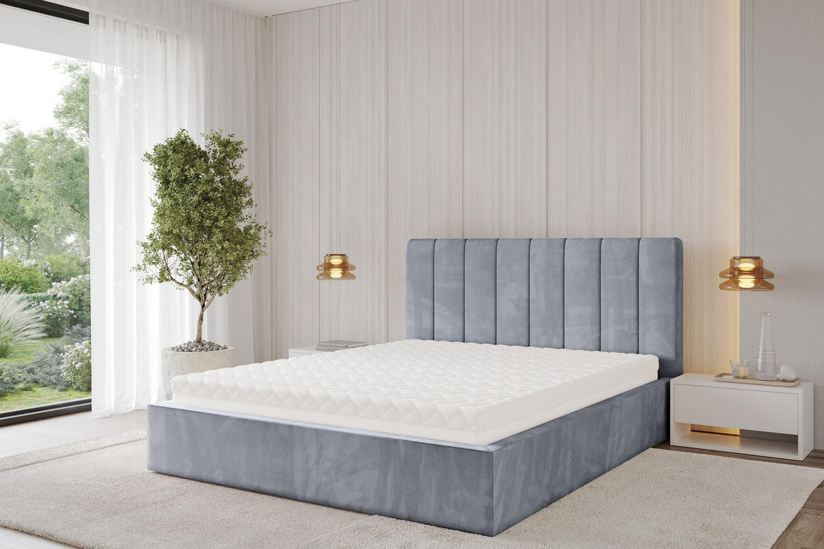 MATRATZE 100x200 Härtegrad H3 & H4 - 20 cm Taschenfederkernmatratze Bett Matratzen BASILA - Weiß, Kunststoff - ALTDECOR