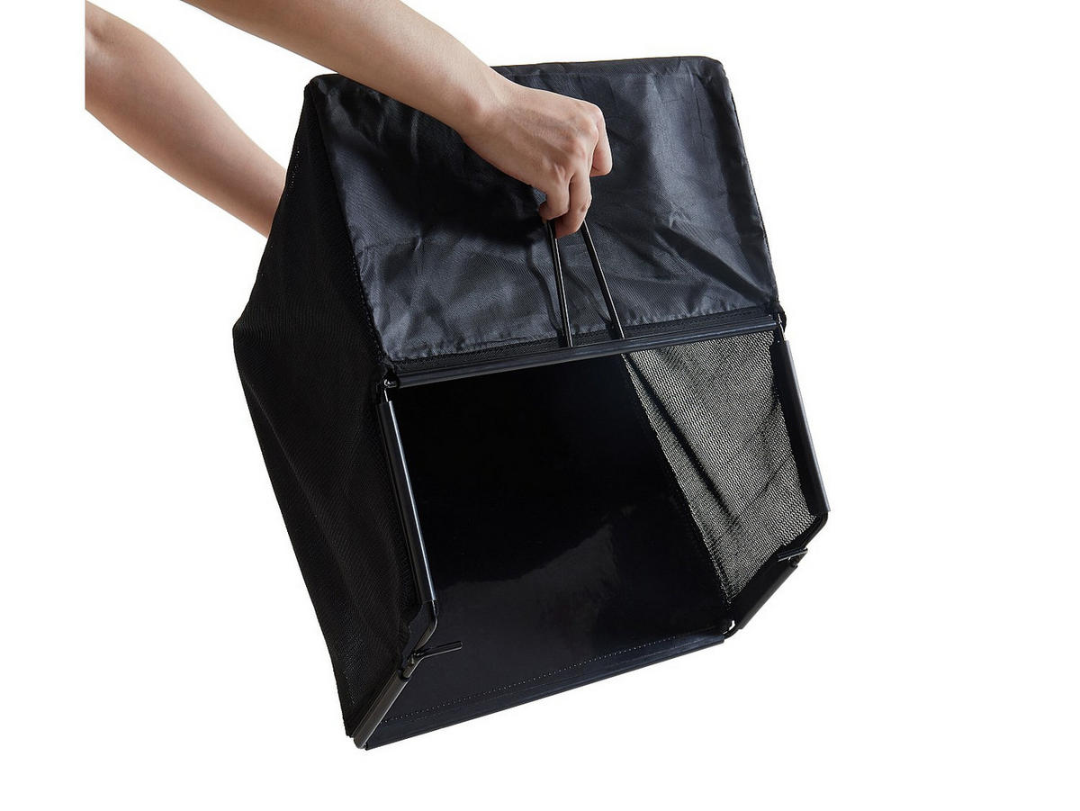 RASENMÄHER - 59.5cm x 45cm - Polypropylen - schwarz, grün - GRAMI - Schwarz, Kunststoff (59.5/34.5/45cm) - Vente-Unique