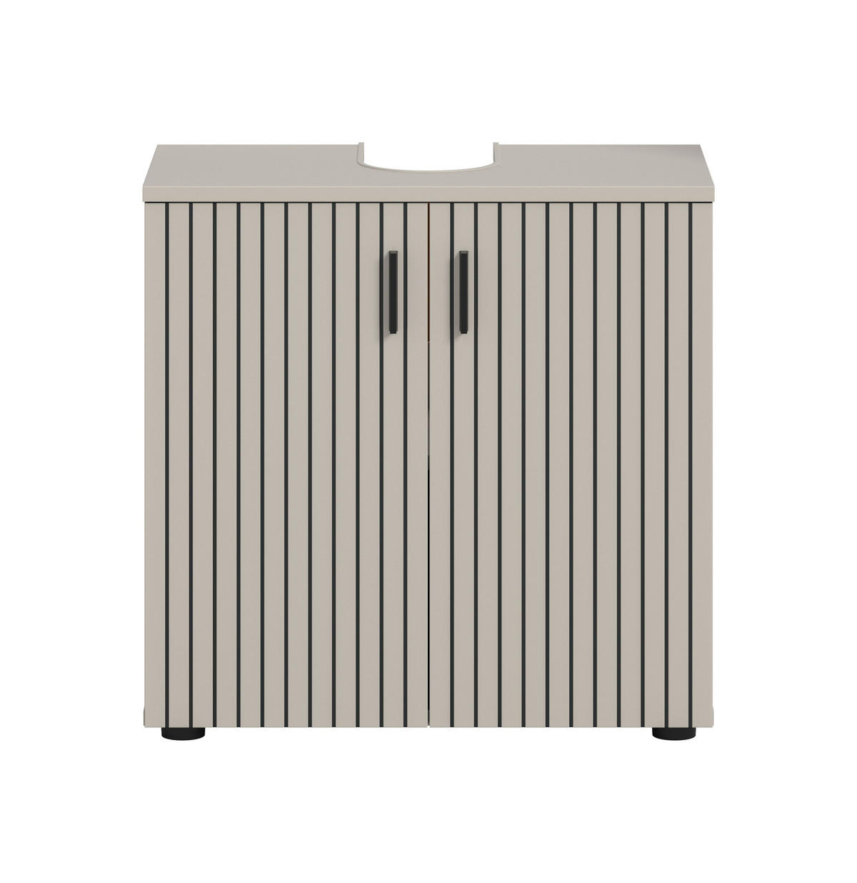 WASCHBECKENUNTERSCHRANK MONE (B/H/T: ca. 60/59/30 cm) in Kaschmir/Kaschmir - Kaschmir, Holzwerkstoff (60/59/30cm)