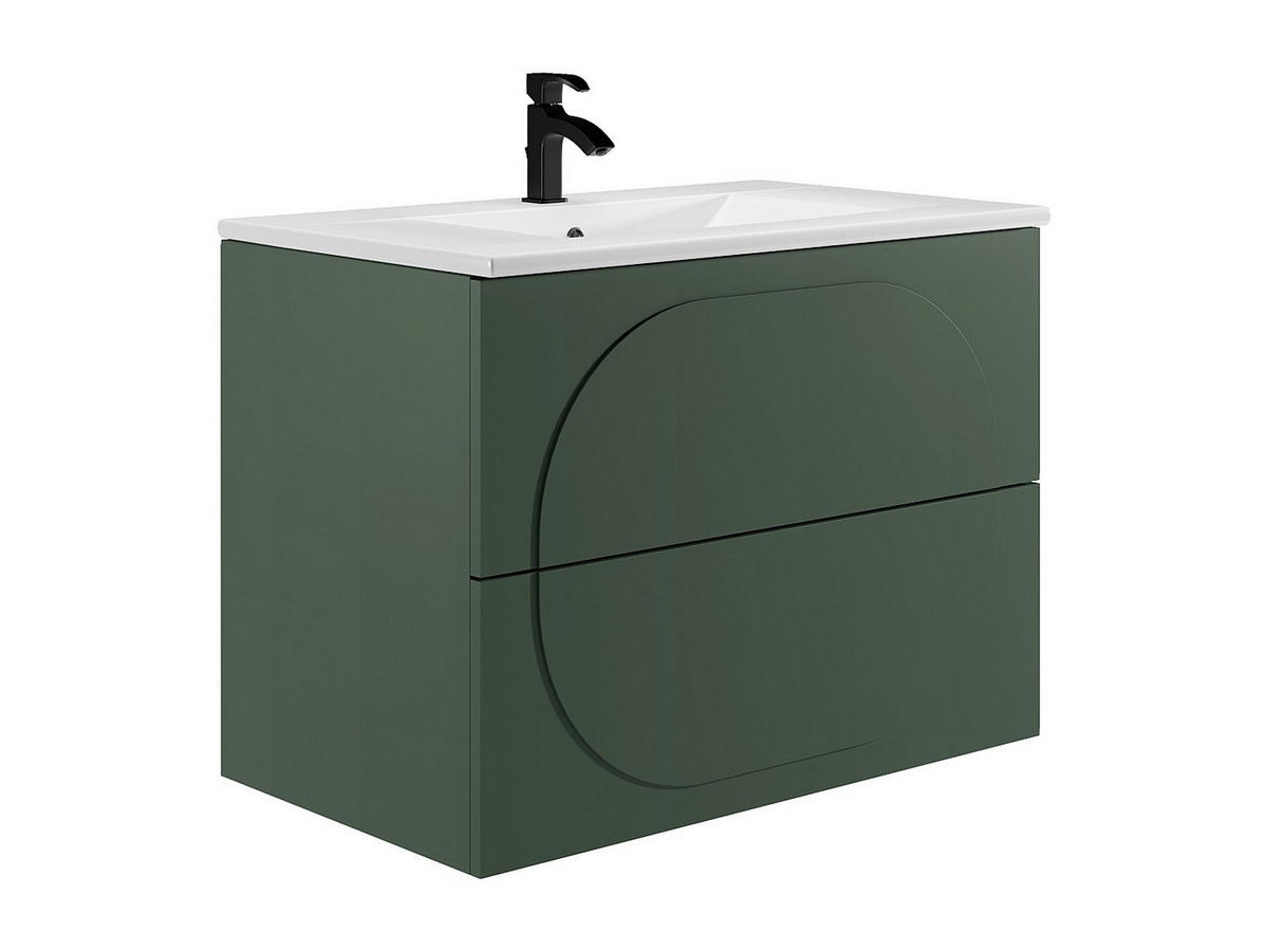 EINZELWASCHTISCH - 80cm x 46cm - MDF - grün - VUTOMA - Grün, Holz (80/60/46cm) - Vente-Unique