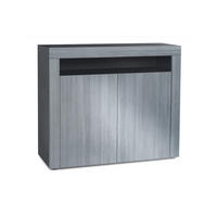 KOMMODE Valencia Avola-Anthrazit / Avola-Anthrazit - Anthrazit, Holzwerkstoff (108/92/40cm) - Vladon