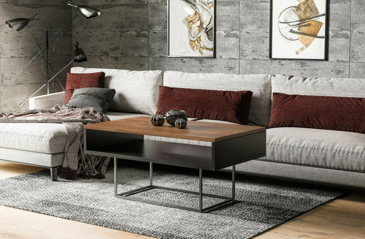 COUCHTISCH Enna - Eiche San Remo, Holzwerkstoff (100/60/53cm) - Endo-Moebel