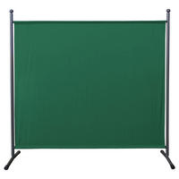 PARAVENT 1-tlg. 180x178 cm Grün - Grün, Metall (178/180cm) - QUICK STAR