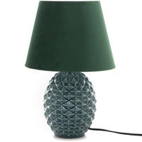 TISCHLAMPE FRUCTU, Grün - Grün, Keramik/Textil (25/25/38cm) - KONSIMO®