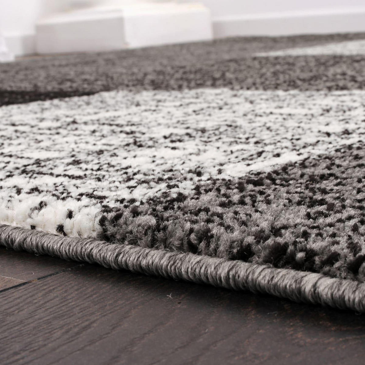 KURZFLOR-TEPPICH MONDIAL 105 GRAU 140X200 - Grau, Kunststoff (140/200cm) - Paco Home