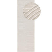 OUTDOORLÄUFER Mars Cream 80x240 cm - Creme, Textil (80/240cm) - benuta Pop