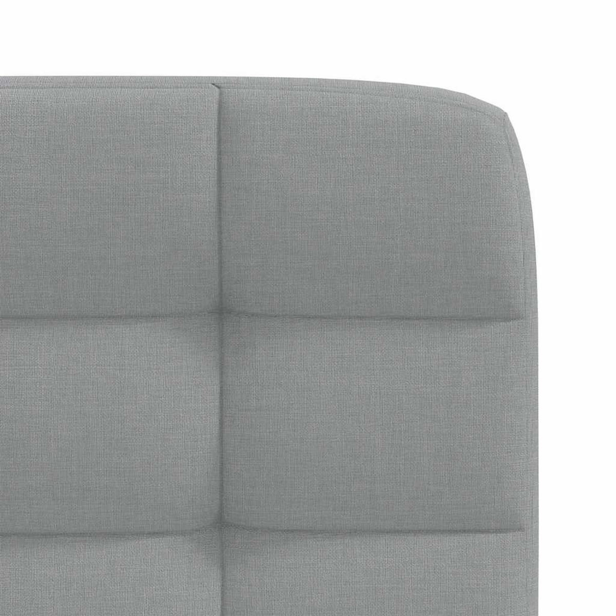 ESSZIMMERSTÜHLE 2 Stk. Hellgrau Stoff 45*54*86cm - Grau, Metall (45/86/54cm) - ZMH