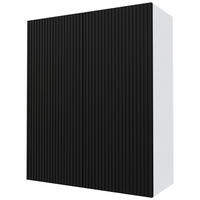 KÜCHENHÄNGESCHRANK Lamello W4/80 Schwarz Matt / Weiß 80 / 32,5 / 96cm - Schwarz/Weiß, Holz/Holzwerkstoff (80/96/32.5cm) - Feldmann-Wohnen
