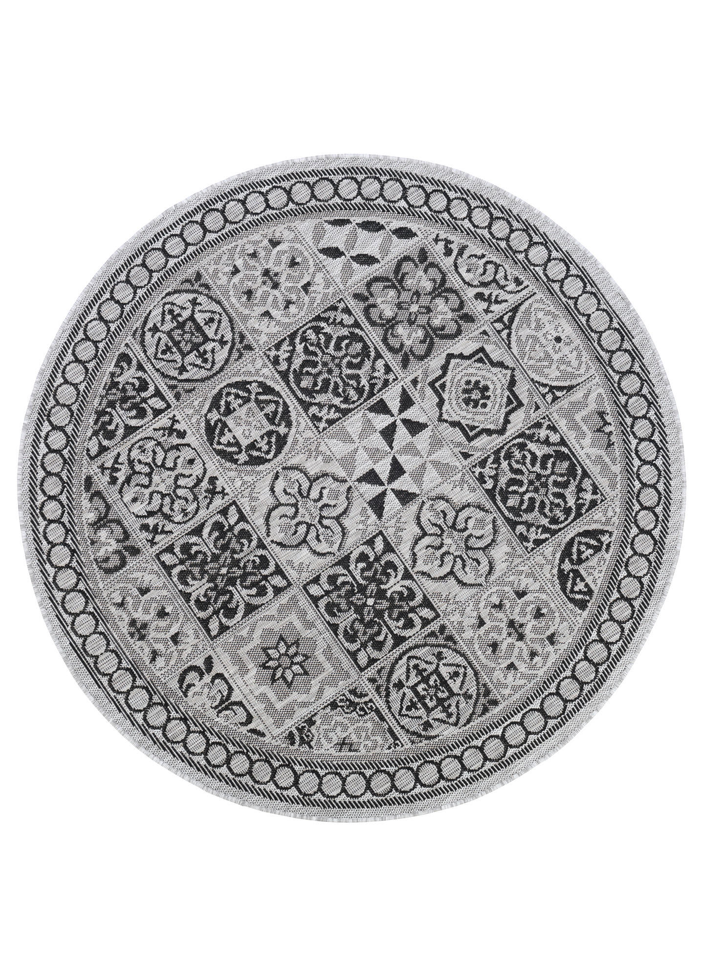 TEPPICH MELISSA Grau 200/200 cm - Grau, Kunststoff (200/200cm) - Tapiso
