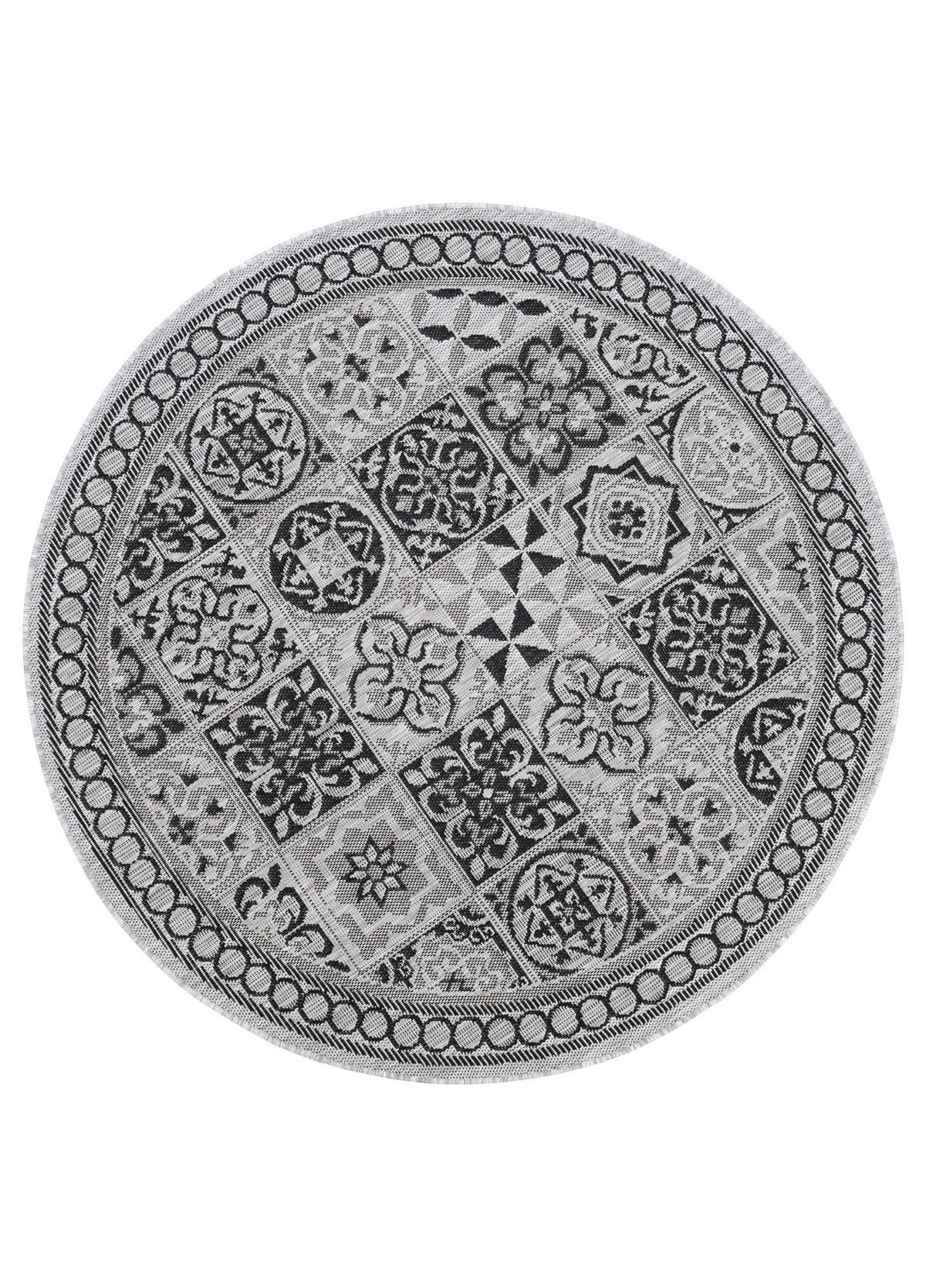 TEPPICH MELISSA Grau 200/200 cm - Grau, Kunststoff (200/200cm) - Tapiso