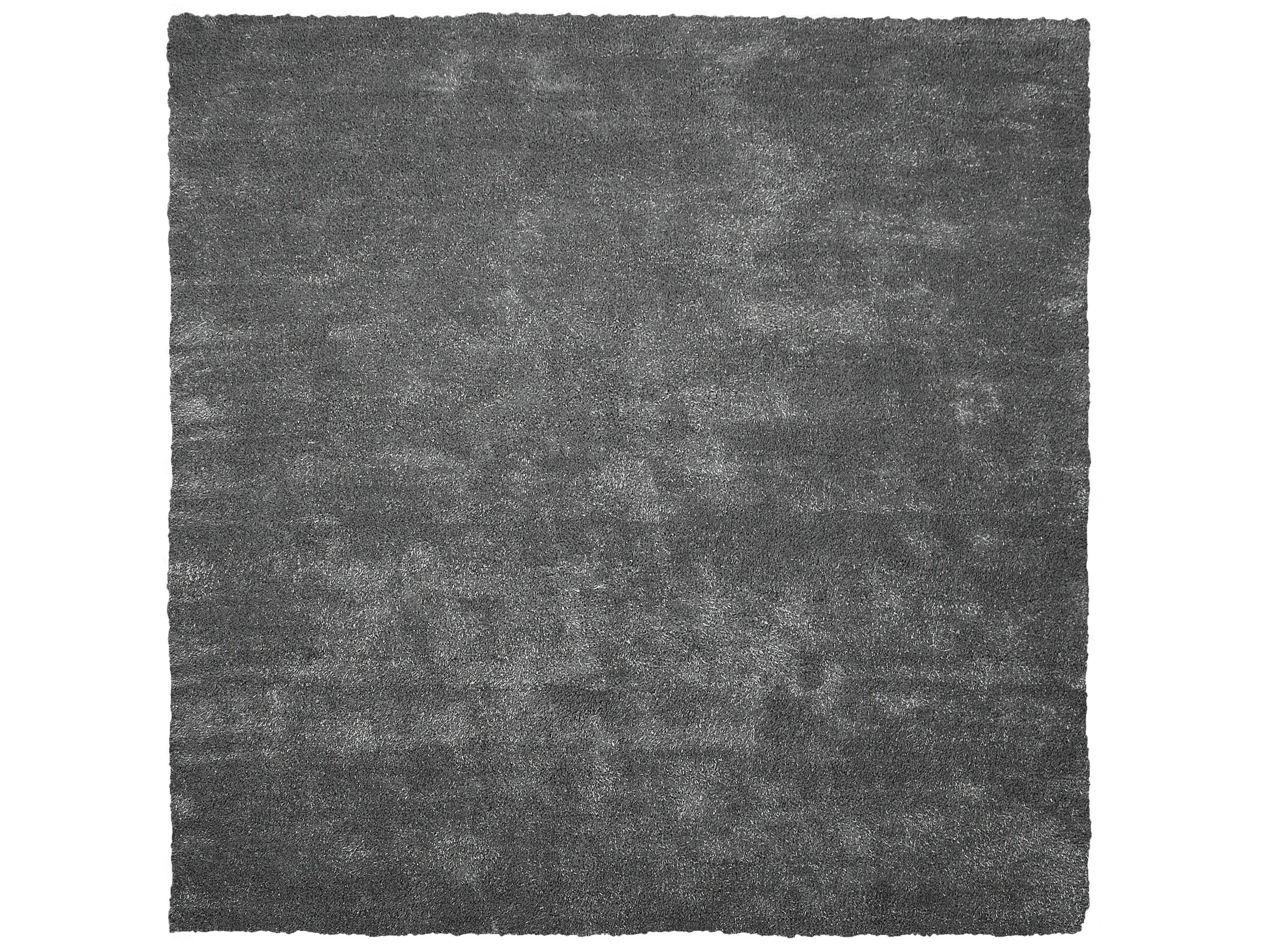 SHAGGY-TEPPICH Demre 200/200 cm - Grau, Kunststoff (200/200cm) - Beliani