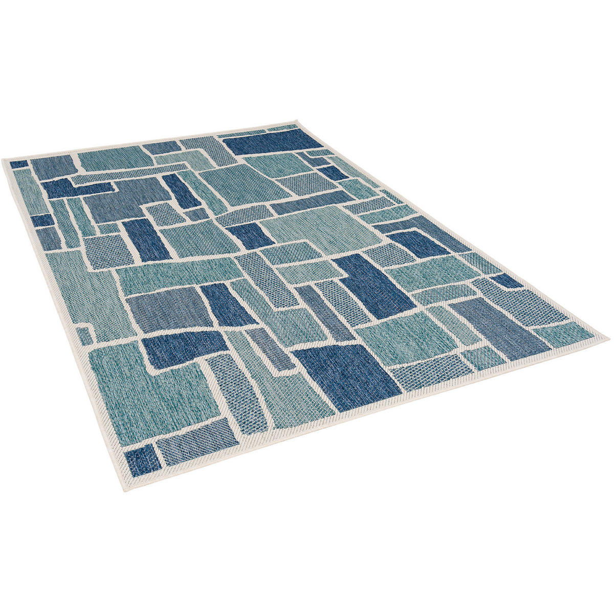 IN- UND OUTDOOR TEPPICH CARPETTO - Türkis, Textil (120/170cm) - Pergamon