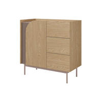 KOMMODE CARLO 08 90/90/42 cm in Frühlingseiche / Toffee - Eichefarben, Holzwerkstoff (90/90/42cm) - Deine Möbel 24