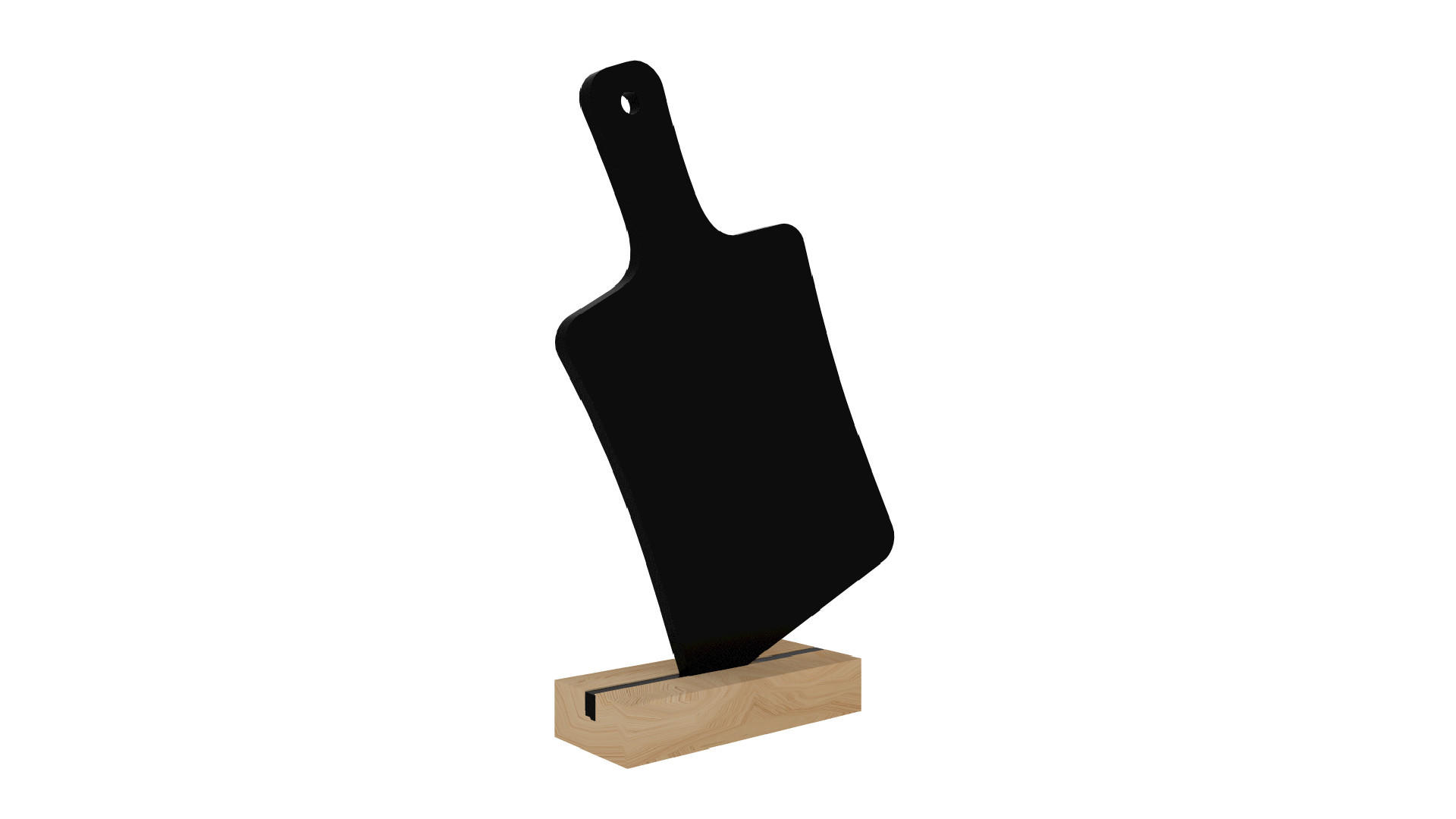 DOPPELSEITIGE SCHNEIDEBRETT SCHNEIDEBRETTFORM Kleine Tafeln 4 Stück Set mit Staffelei, Dekorativ Deko, Kreidetafel - Schwarz, Holz (24/11/5cm) - ALLboards