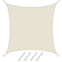 SONNENSEGEL Wasserdicht 200 cm Beige - Beige, Kunststoff (200/200cm) - Amanka