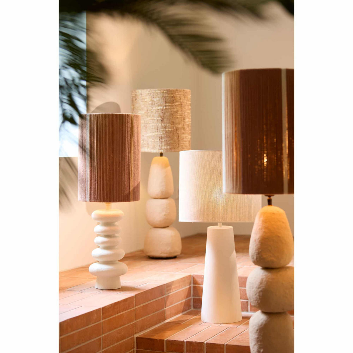 LAMPENFUSS Olona Weiß 16/16/35 cm - Weiß, Metall (16/16/35cm) - Light & Living