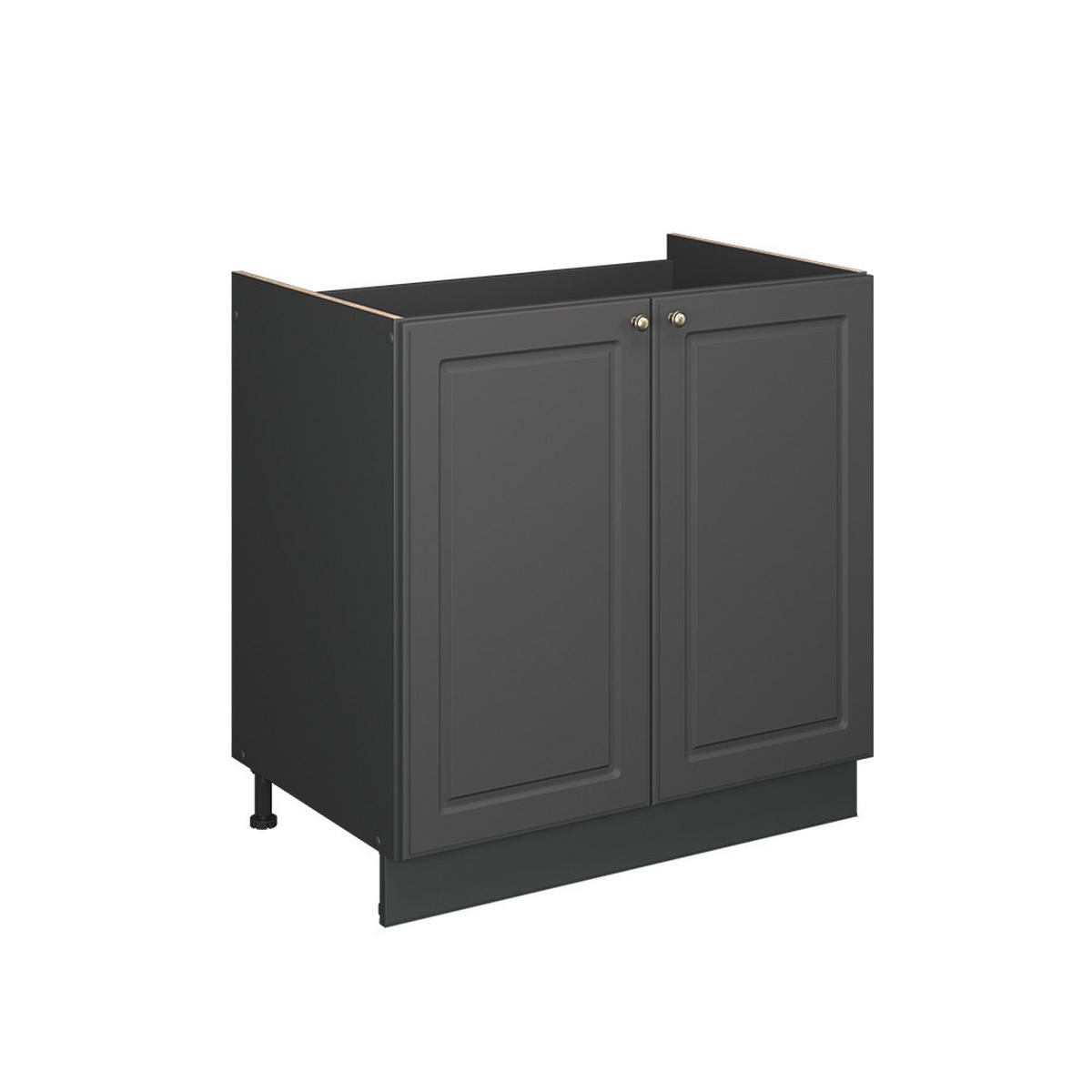 SKŘÍŇKA POD DŘEZ Fame-Line Anthrazit-Gold Landhaus - antracitová, kompozitní dřevo (80/82/60cm) - Vicco