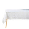 TISCHDECKE Pampille Weiß/Gold - Weiß, Textil (150cm) - Douceur d´intérieur