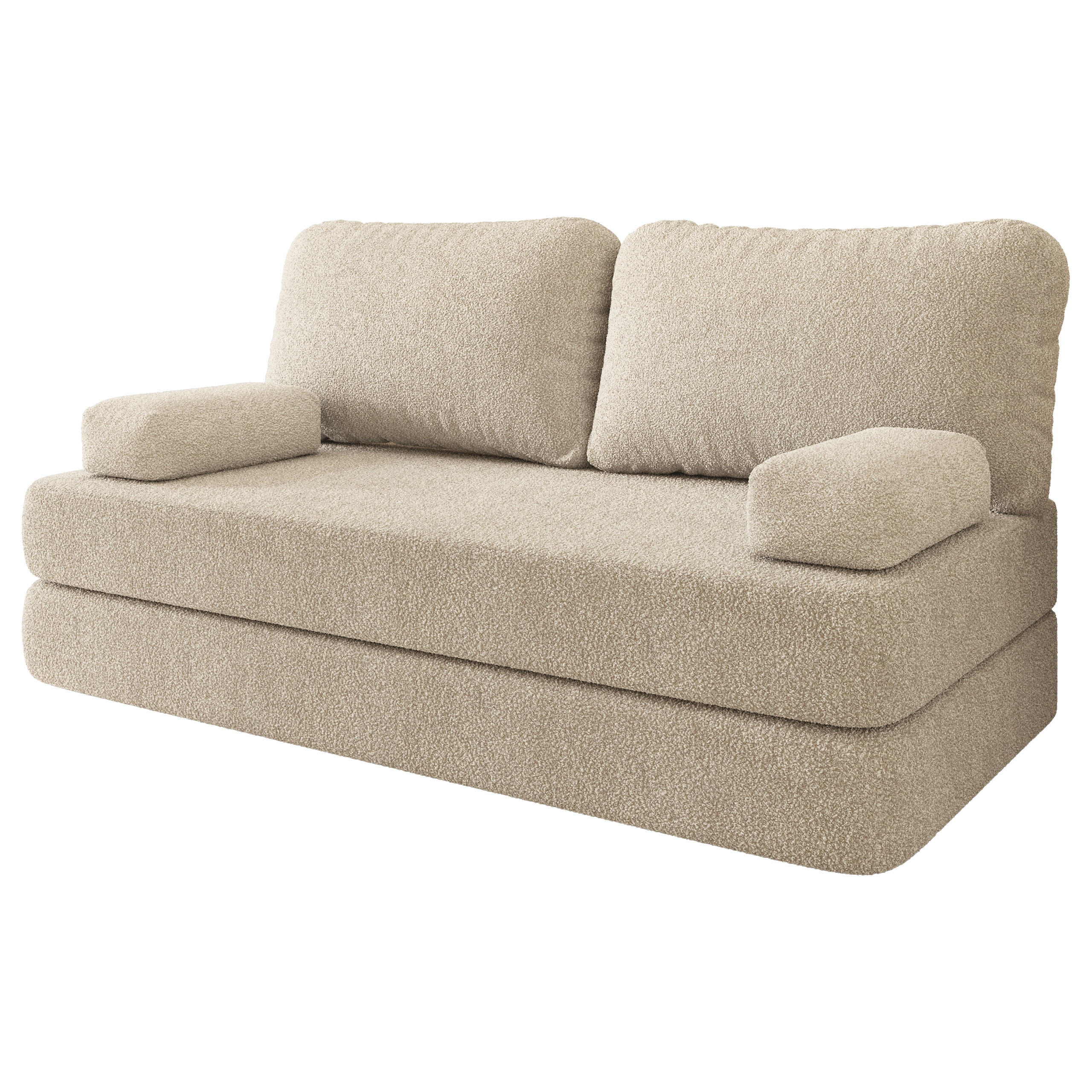 Masseno Bettsofa Creme 170x86x80 cm