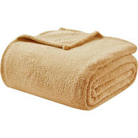 KUSCHELDECKE Sherpa 200 x 230 cm Beige - Beige, Textil (200/230cm)