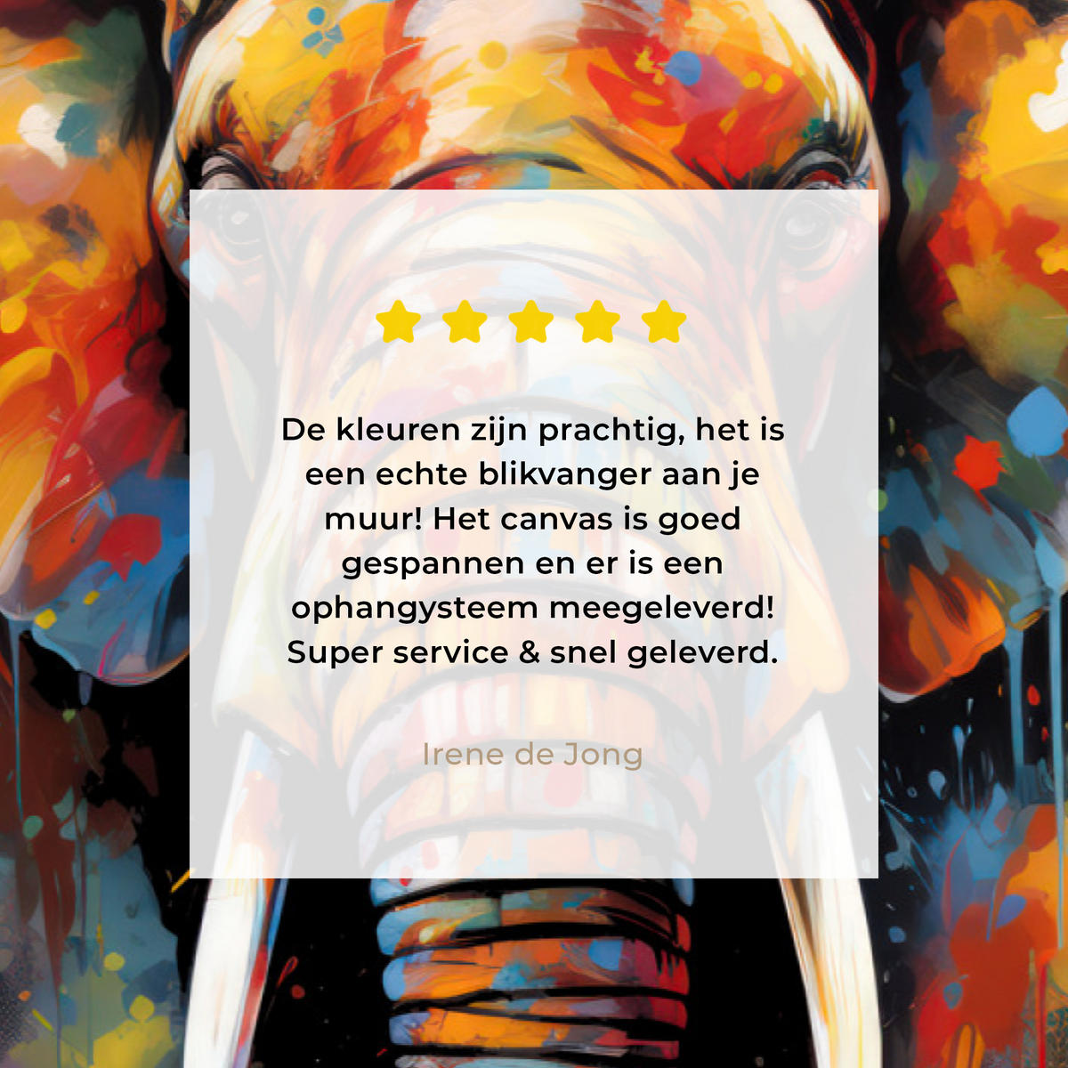 LEINWANDBILD Elefant - Graffiti - Schwarz - Tiere - Farben Gemälde 60x40 cm - Schwarz, Textil (60/40cm) - MuchoWow