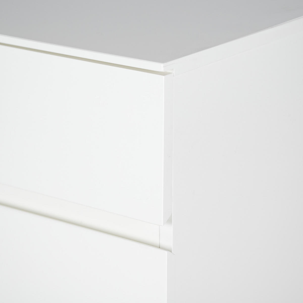 SCHUHKOMMODE mit Schubladen - Schwarz/Weiß, Holzwerkstoff/Metall (80/105/40cm) - home24