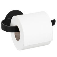 TOILETTENPAPIERHALTER Montage ohne Bohren Bivio 7,5/16/6,5 cm - Schwarz, Metall (16/6.5/7.5cm) - Wenko