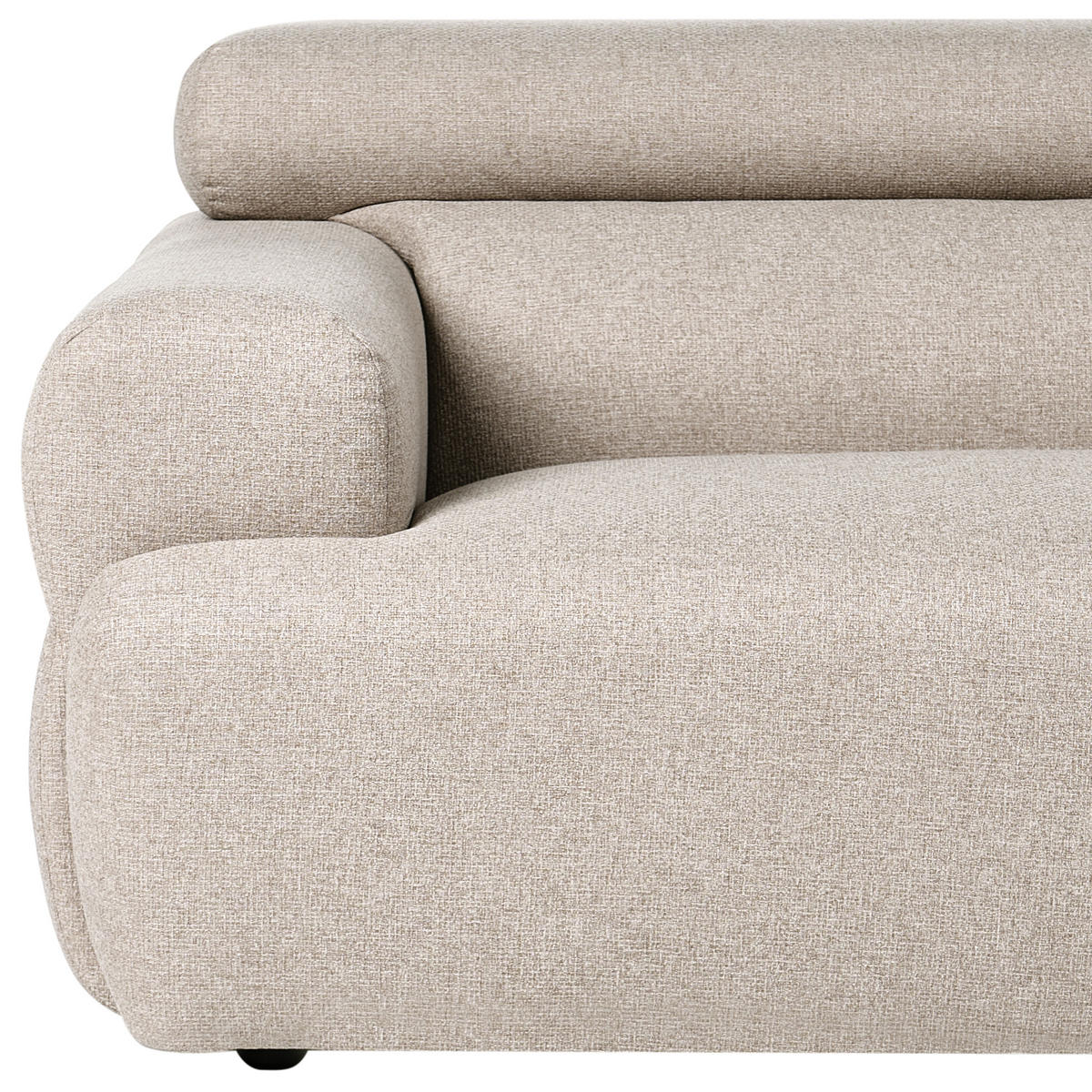 POHOVKA 3-místná Látka Béžová Hovden - béžová, textil (210/69/95cm) - Beliani