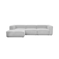ECKSOFA modular Cubo 4-Sitzer - Grau, Textil (314/179cm) - Mokebo