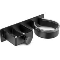 HAARTROCKNERHALTER ,Wandmontierter Haartrocknerhalter - Schwarz, Metall (10.7/5/20.5cm) - BELZ