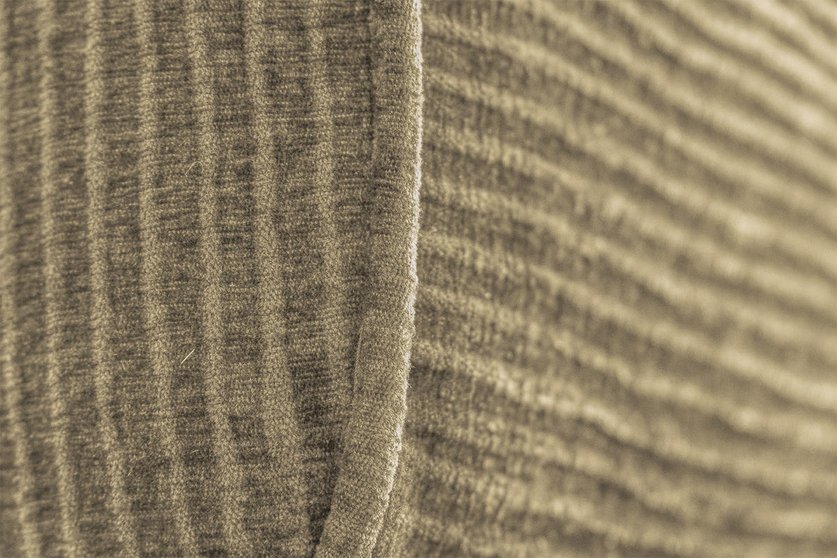 SOFA NELE Beige - Beige/Schwarz, Textil (234/71/96cm) - KAWOLA