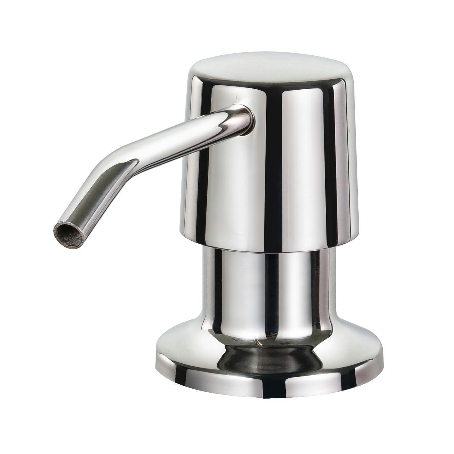 SPÜLMITTELSPENDER Einbau Edelstahl 500 ml - Silberfarben, Metall (11.8/7/21.2cm)
