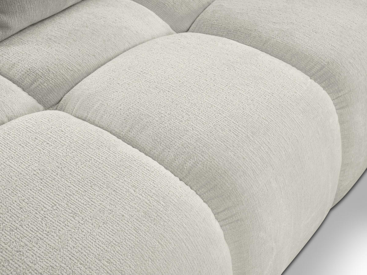 ECKSOFA L Form Hosio Beige 286/177/88 cm Rechts mit Schlaffunktion - Hellbraun/Schwarz, Kunststoff/Textil (286/177cm) - AX Living