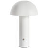 LED-TISCHLEUCHTE Weiß Bojo - Weiß, Metall (14/14/25cm) - Beliani