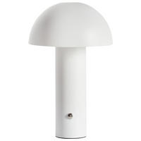 LED-TISCHLEUCHTE Weiß Bojo - Weiß, Metall (14/14/25cm) - Beliani