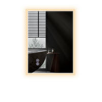 BADEZIMMERSPIEGEL Reddy mit LED-Leuchte 70/50 cm - Weiß, Glas (70/2.9/50cm) - Nettlife