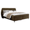 BOXBETT Madryt - Dunkelbraun/Schwarz, Holz/Holzwerkstoff (160/200cm) - MIRJAN24