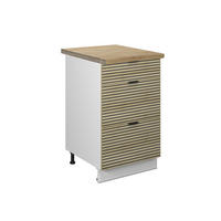 KUCHYŇSKÉ SKŘÍŇKY Fame-Line Dubový panel - bílá/barva dubu, kompozitní dřevo (50/82/60cm) - Vicco