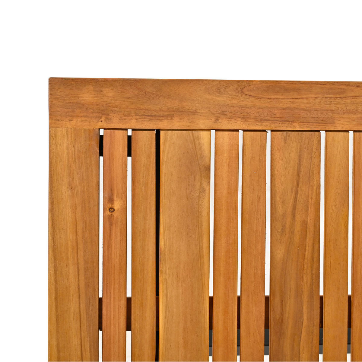 GARTENMÖBEL 140x80x74cm beige aus Akazie, mit Seil und Bezügen - Beige, Metall - Modfu