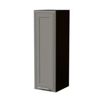 HÄNGESCHRANK Salo W4/30 Schwarz / Dust Grey Matt 30 / 32,5 / 96cm - Schwarz/Grau, Holz/Holzwerkstoff (30/96/32.5cm) - Feldmann-Wohnen