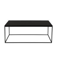COUCHTISCH Glazed 93x42,5 cm Schwarz - Schwarz, Keramik (93/42.5/35.5cm) - Zuiver