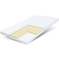 KALTSCHAUMMATRATZE Baby Classic H2 H3 8 cm - Weiß, Textil (70/200cm) - FDM