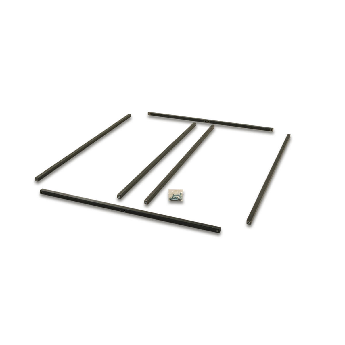 MATRATZENRAHMEN EkoFlex 160x200 – 22 Buche-Latten, 3 Zonen, Metallrahmen - Braun, Holz (160/200cm) - Letti Moderni