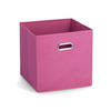AUFBEWAHRUNGSBOX mit Griff, Vlies - Pink - Pink, Textil (32/32/32cm) - Zeller Present