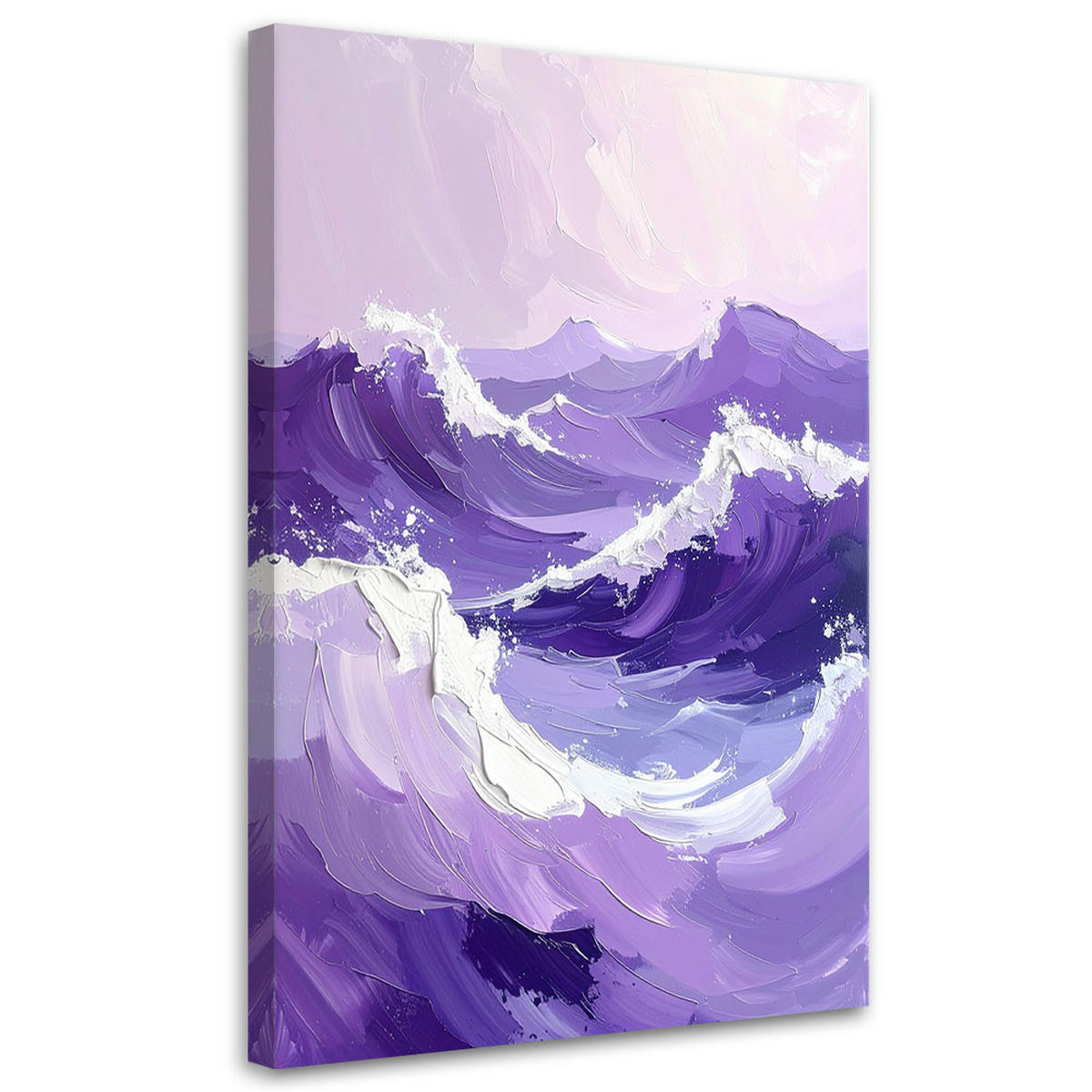 LEINWANDBILD Natur und Botanik 40x60cm - Lila, Textil (40/60cm) - Feeby