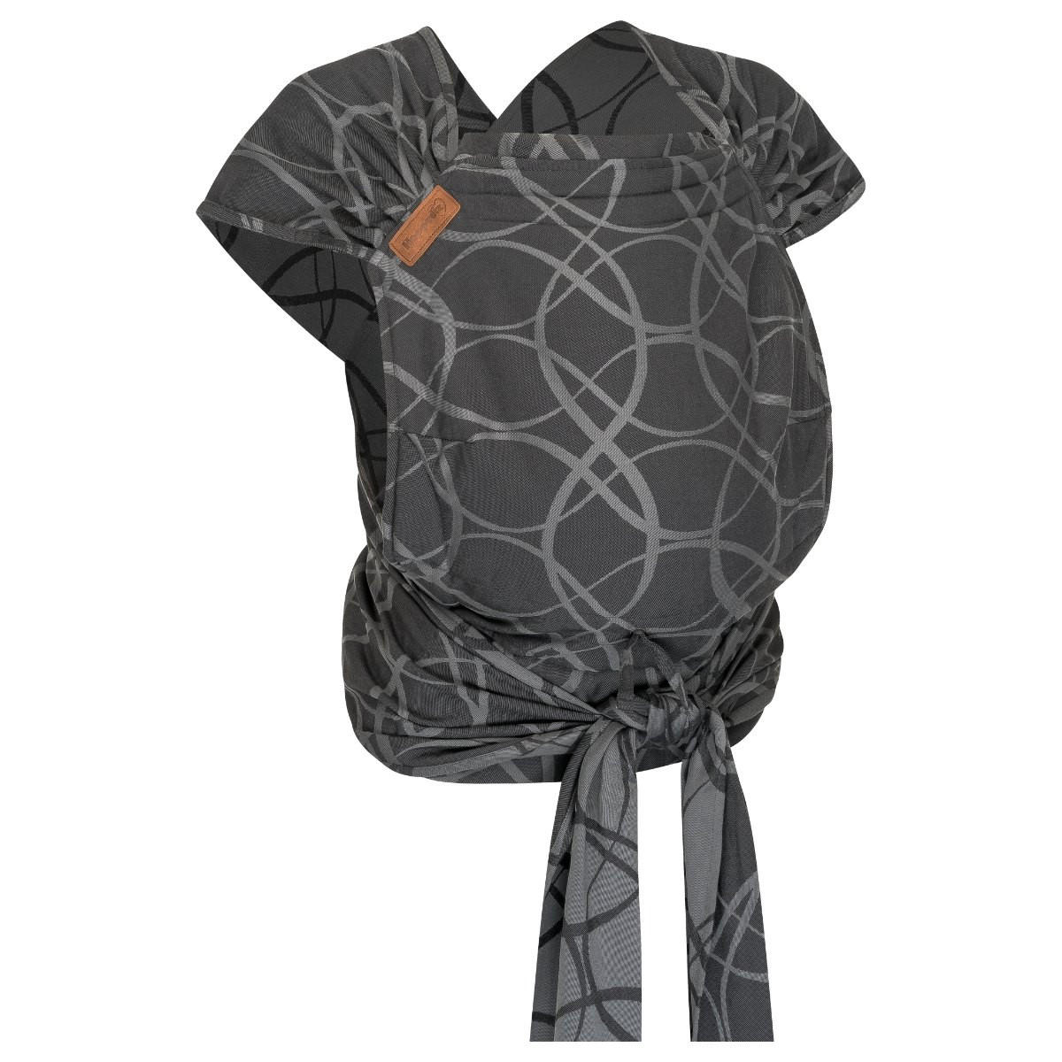 BABYTRAGE Hop-Tye Advanced - Schieferfarben/Graphitfarben, Textil (26.5/7.2/38.5cm) - Hoppediz