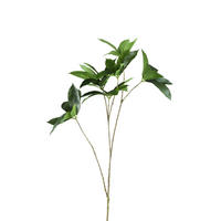 KUNSTBLATT Leaves Grün 90/54/120cm - Grün, Textil (54/120/90cm) - PTMD Collection